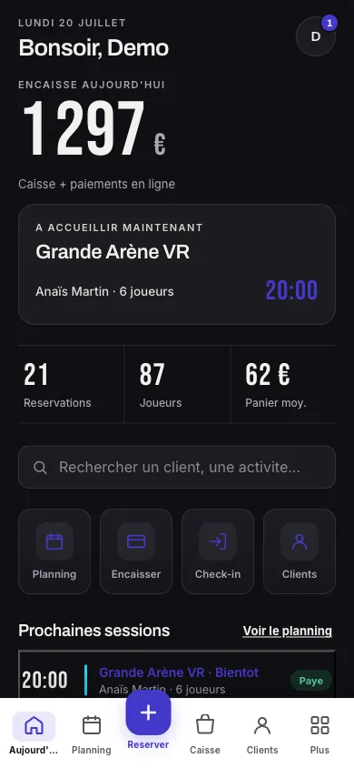 L'app Pulzar à la marque du centre